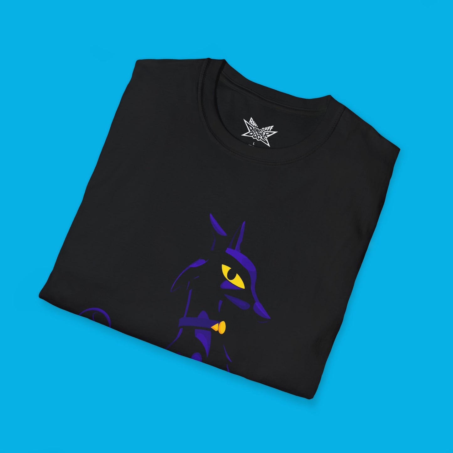 Ruff Ruff Black Unisex Softstyle T-Shirt