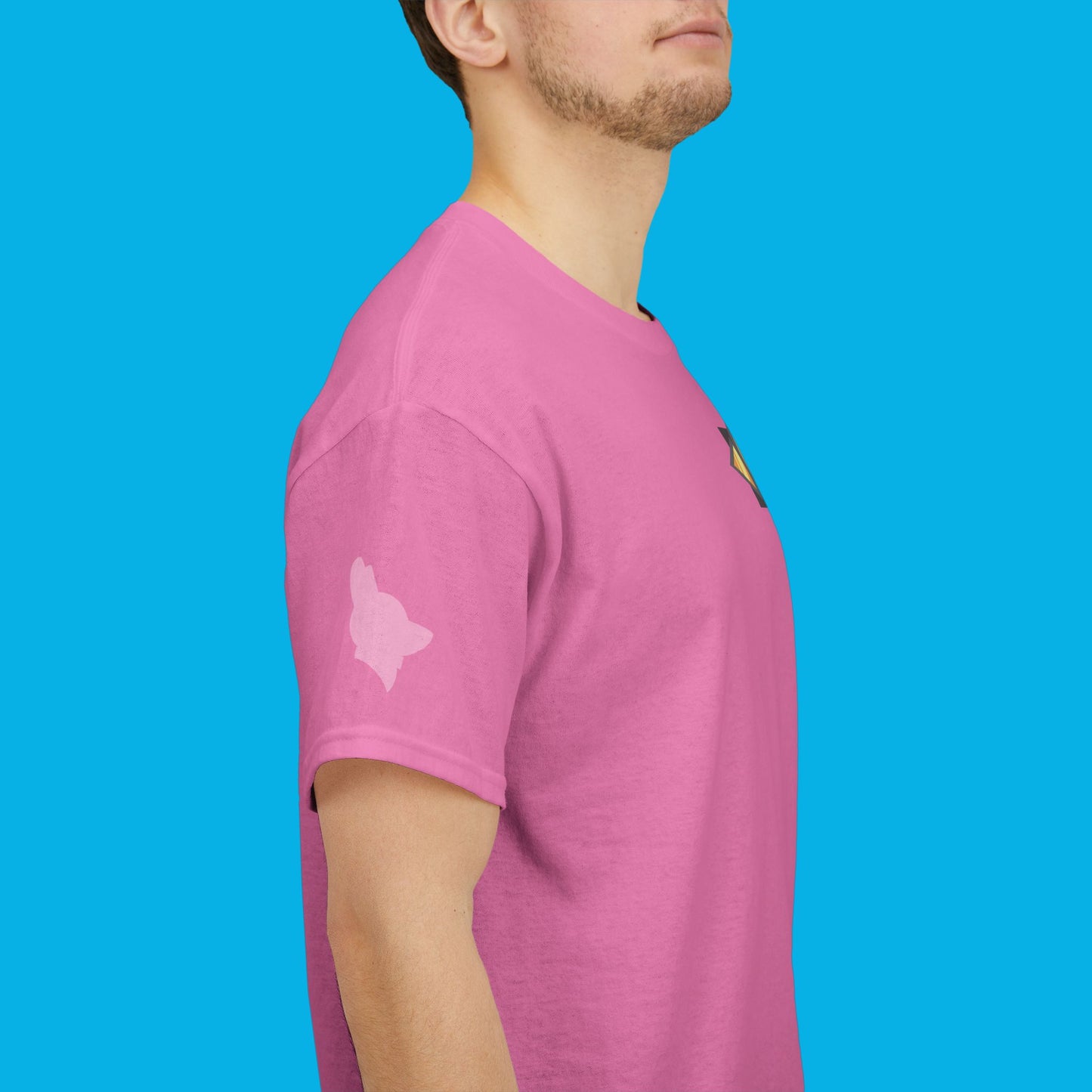 Ruff Ruff Pink's Collar Unisex Heavy Cotton Tee