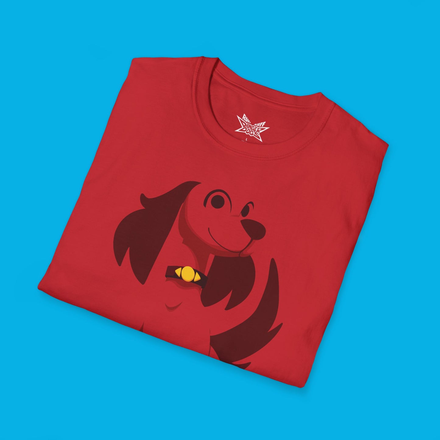 Ruff Ruff Red Unisex Softstyle T-Shirt