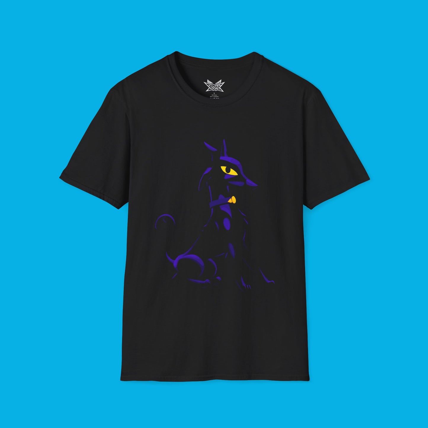 Ruff Ruff Black Unisex Softstyle T-Shirt