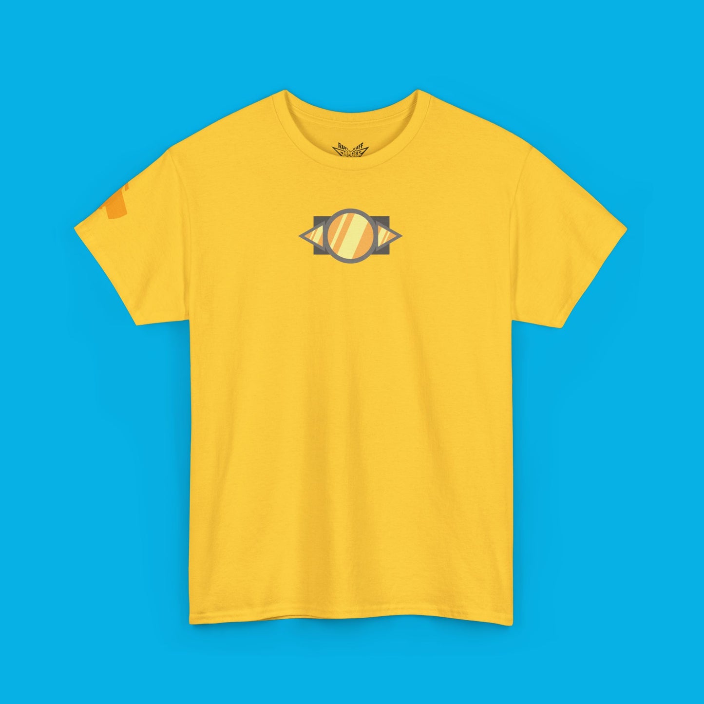 Ruff Ruff Yellow's Collar Unisex Heavy Cotton Tee