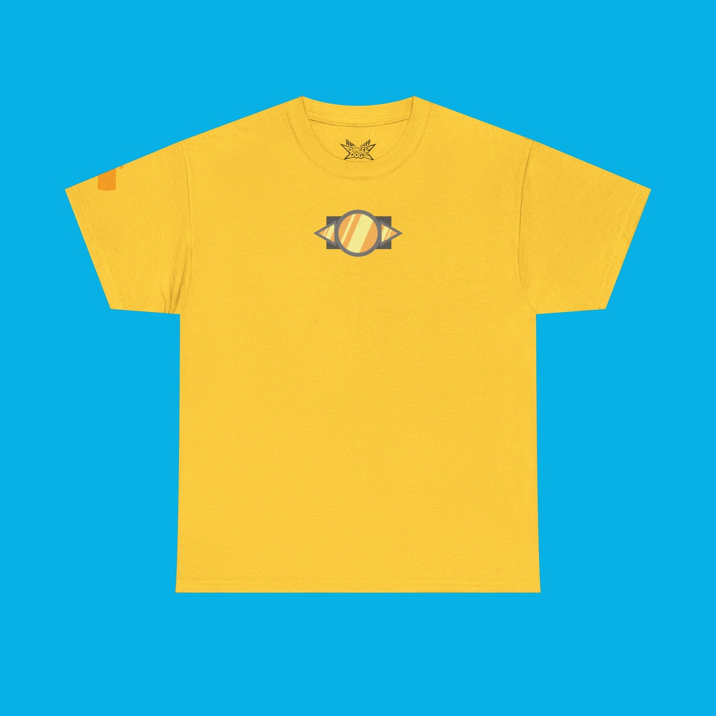 Ruff Ruff Yellow's Collar Unisex Heavy Cotton Tee