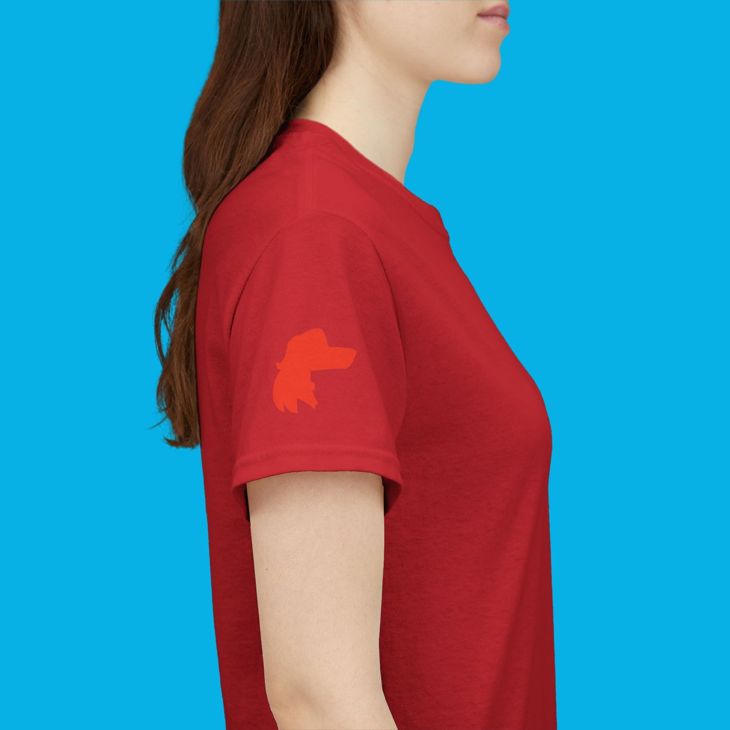 Ruff Ruff Red's Collar Unisex Heavy Cotton Tee