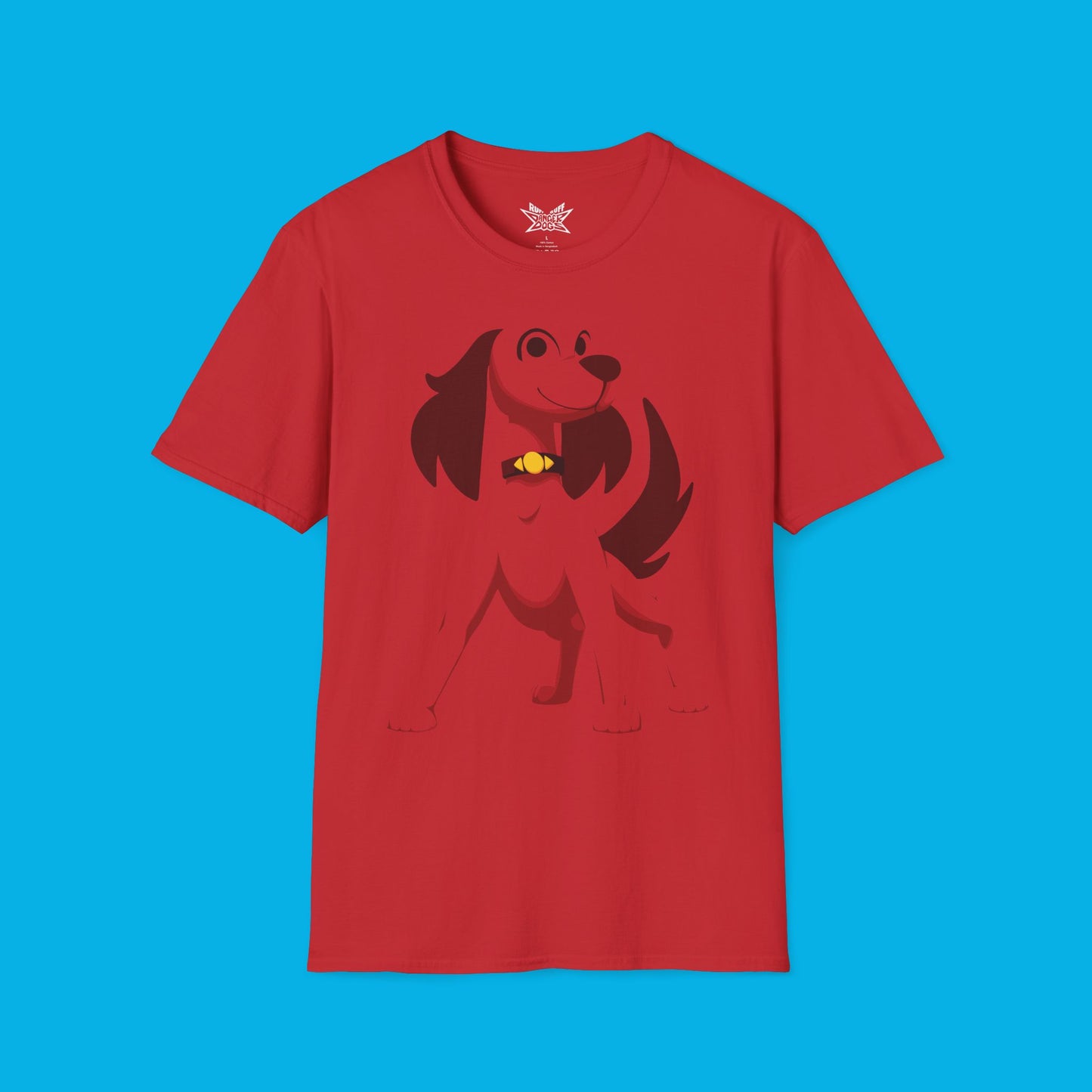 Ruff Ruff Red Unisex Softstyle T-Shirt