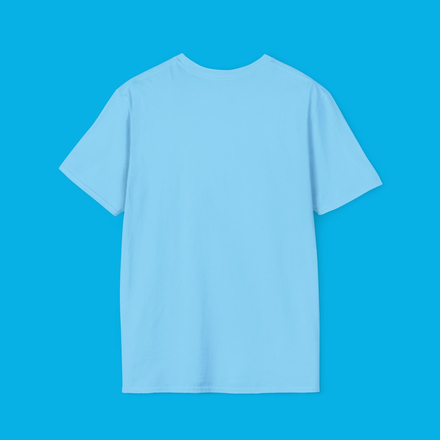 Ruff Ruff Blue Unisex Softstyle T-Shirt