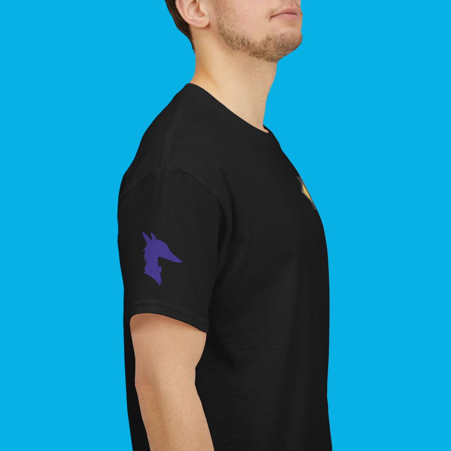 Ruff Ruff Black's Collar Unisex Heavy Cotton T-shirt