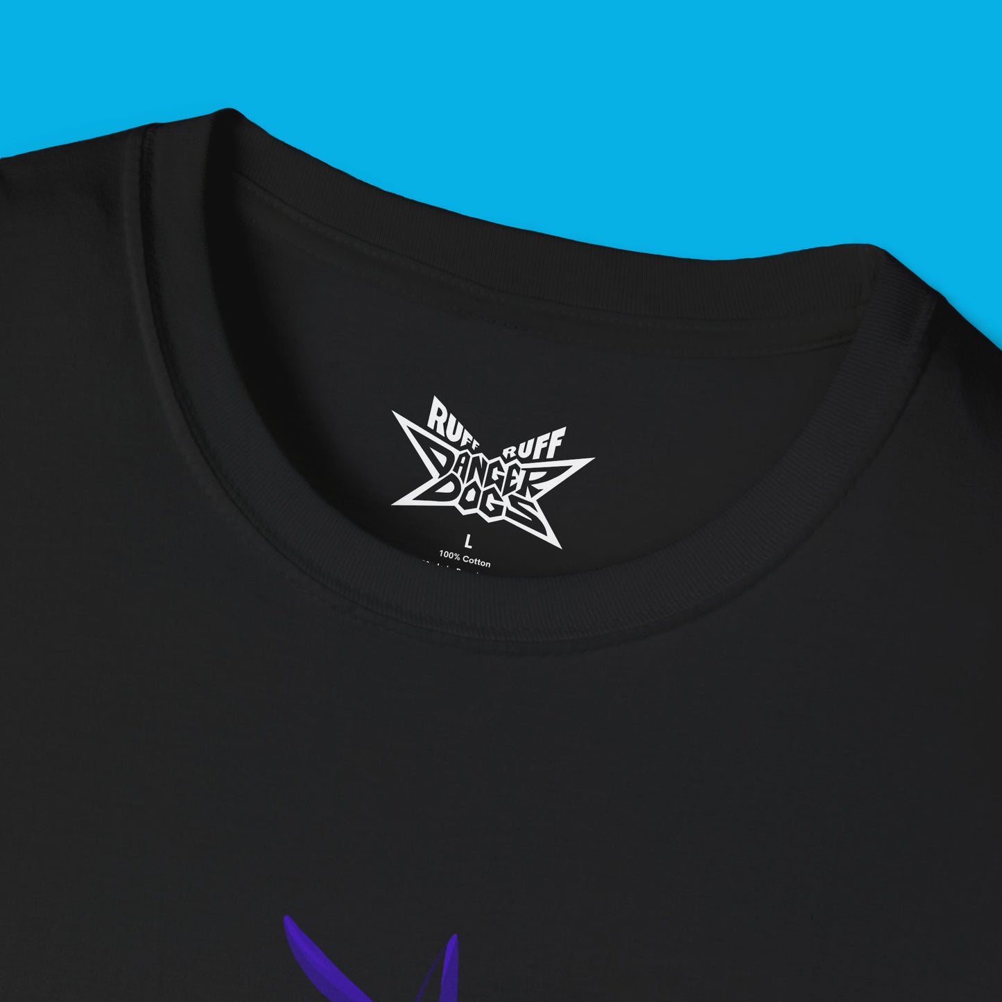 Ruff Ruff Black Unisex Softstyle T-Shirt