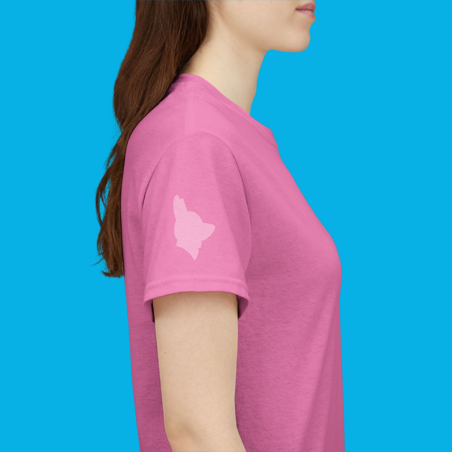Ruff Ruff Pink's Collar Unisex Heavy Cotton Tee