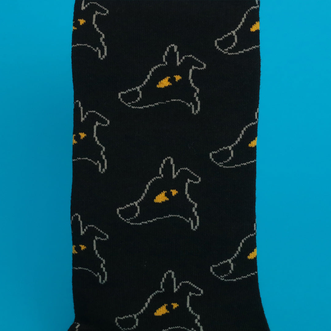 Ruff Ruff Black Socks