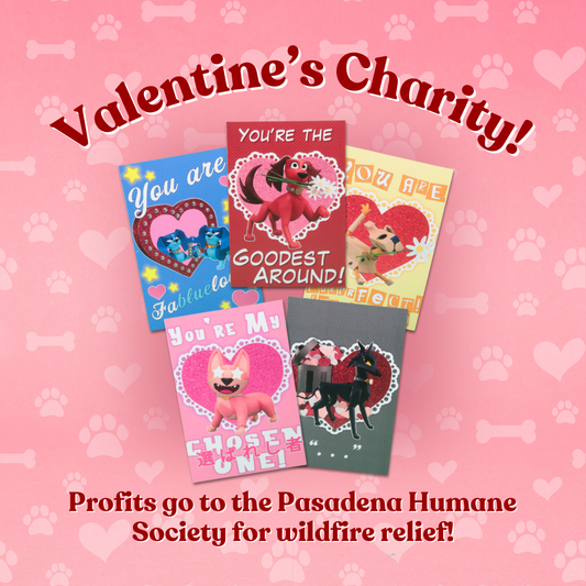 Ruff Ruff Danger Dogs Valentine's Card Bundle