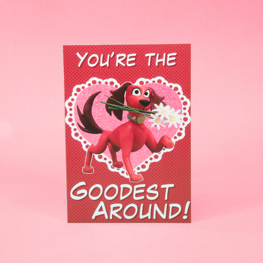 Ruff Ruff Red Valentine's Day Card