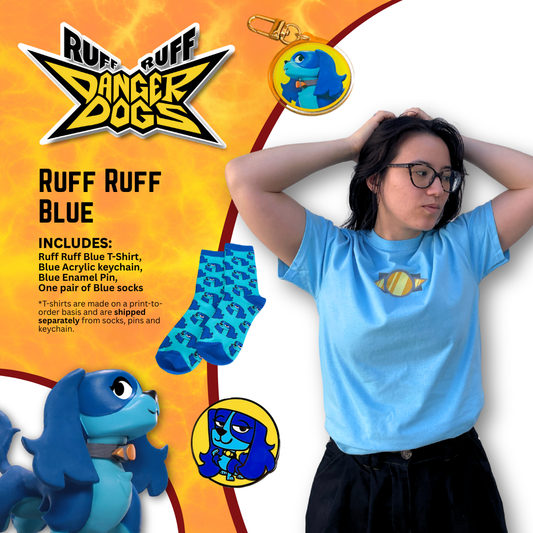 Ruff Ruff Blue Ruff Ruff Danger Dogs Halloween Sale! – Apartment D Shop