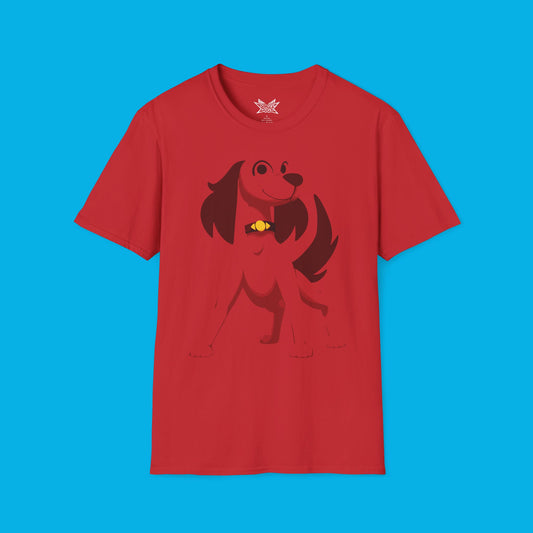 Ruff Ruff Red Unisex Softstyle T-Shirt