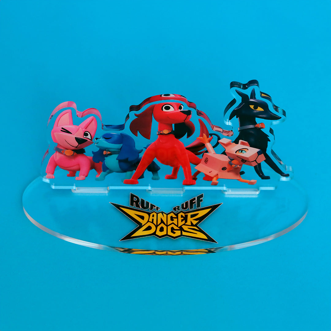 Ruff Ruff Danger Dogs Acrylic Standee