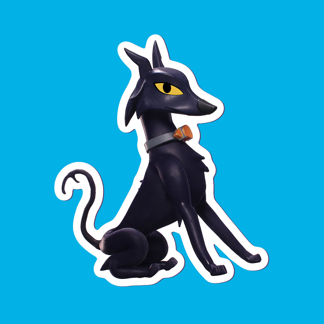 Ruff Ruff Black Sticker