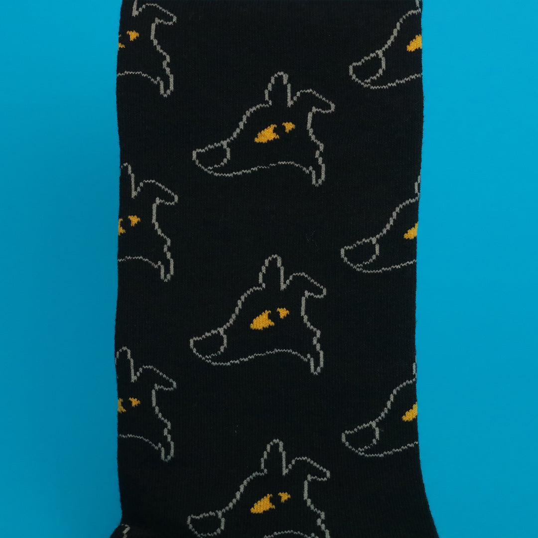 Ruff Ruff Black Socks