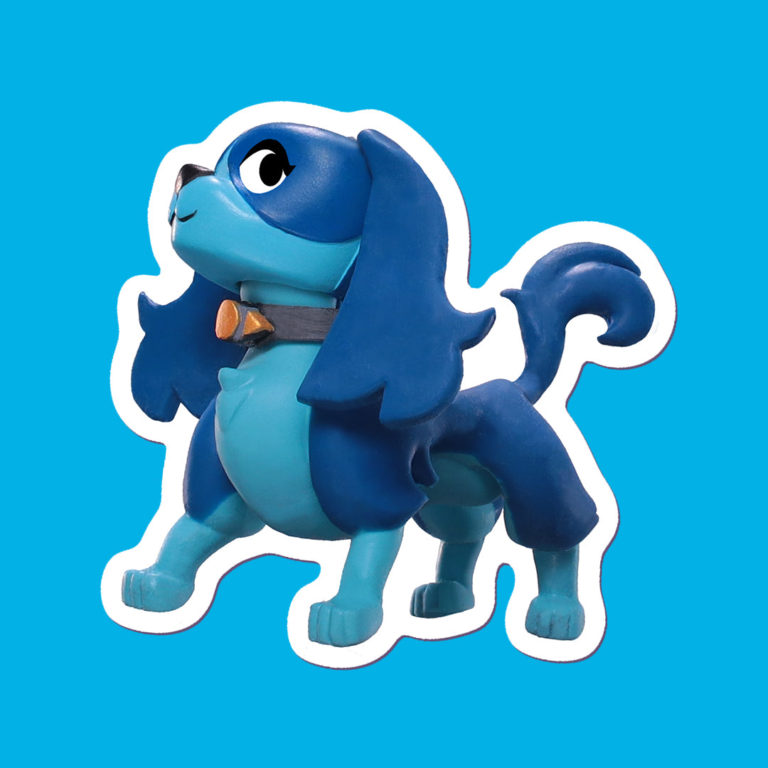 Ruff Ruff Blue Sticker