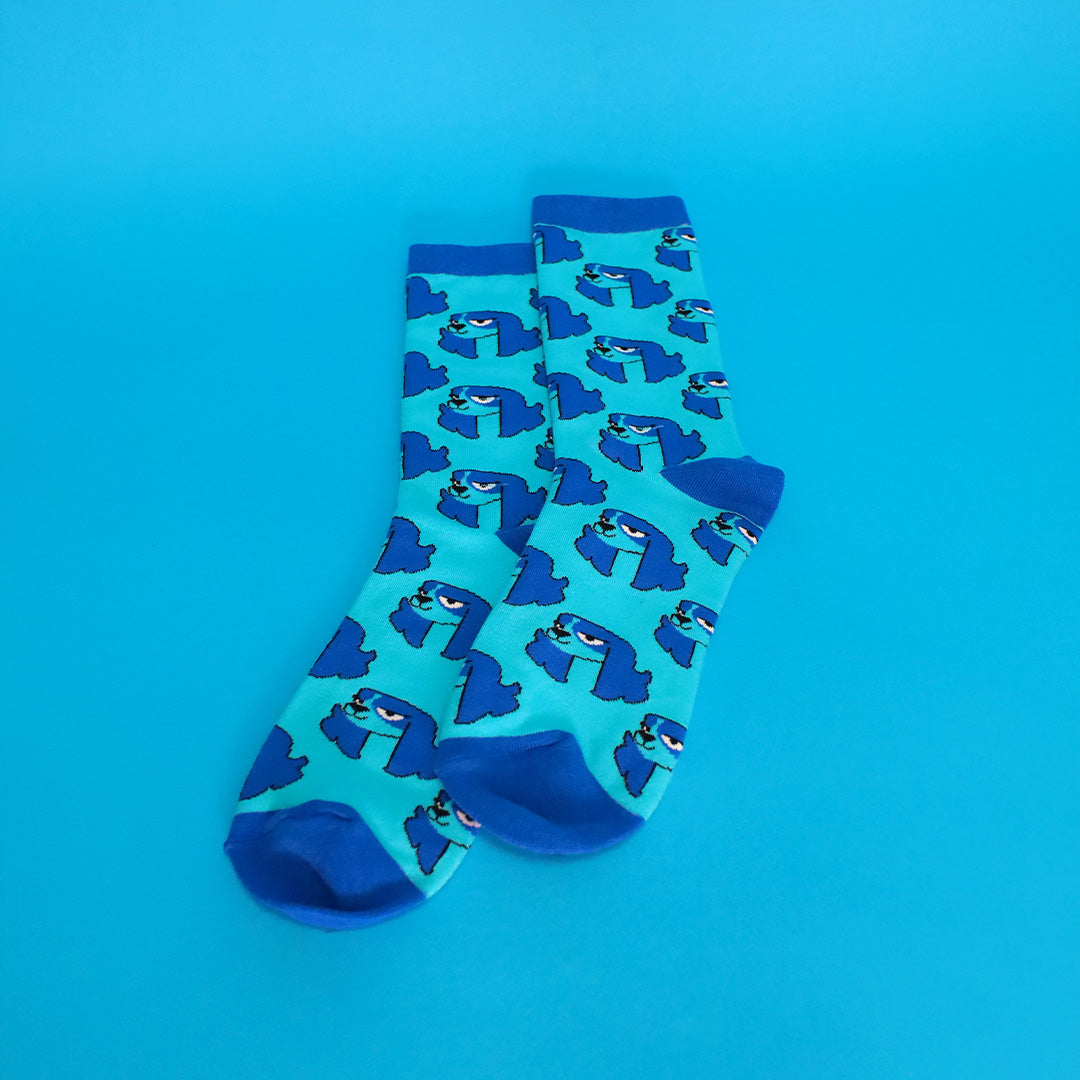 Ruff Ruff Blue Ruff Ruff Blue Socks – Apartment D Shop