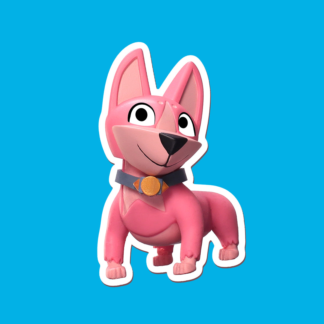 Ruff Ruff Pink Sticker