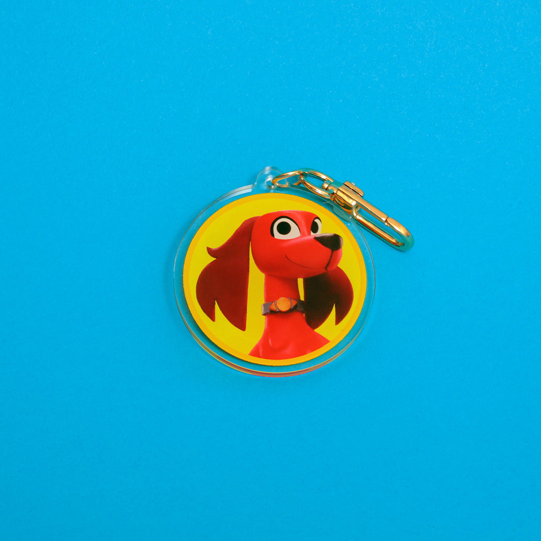 Ruff Ruff Red Keychain