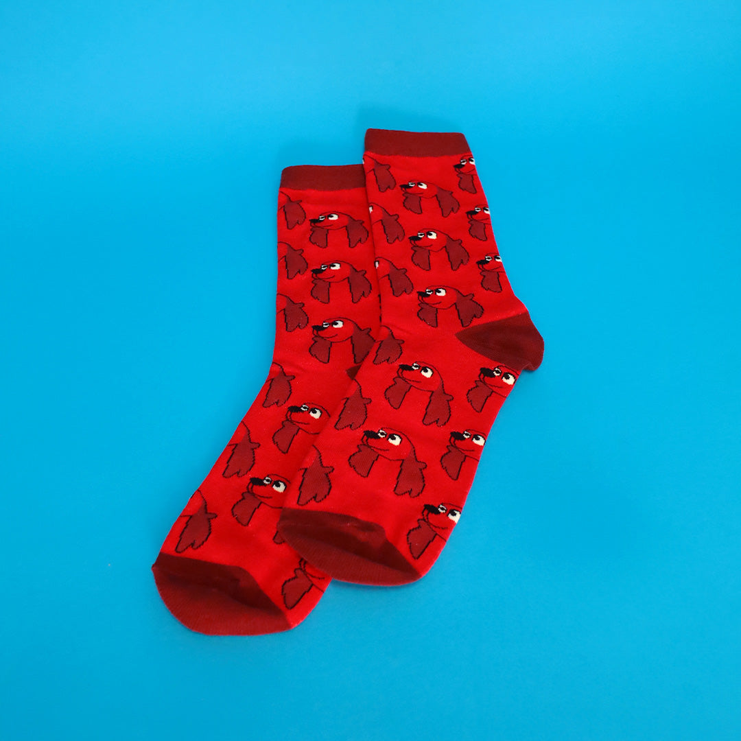 Ruff Ruff Red Socks – Apartment D Shop